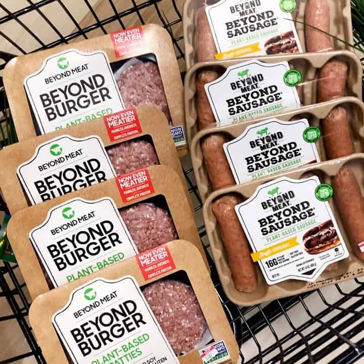 beyond burger by beyond meats of plantbased offerings