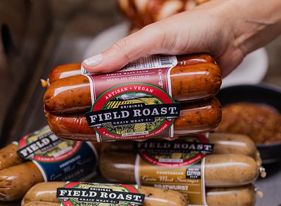 field roast sausages are excellent plantbased options