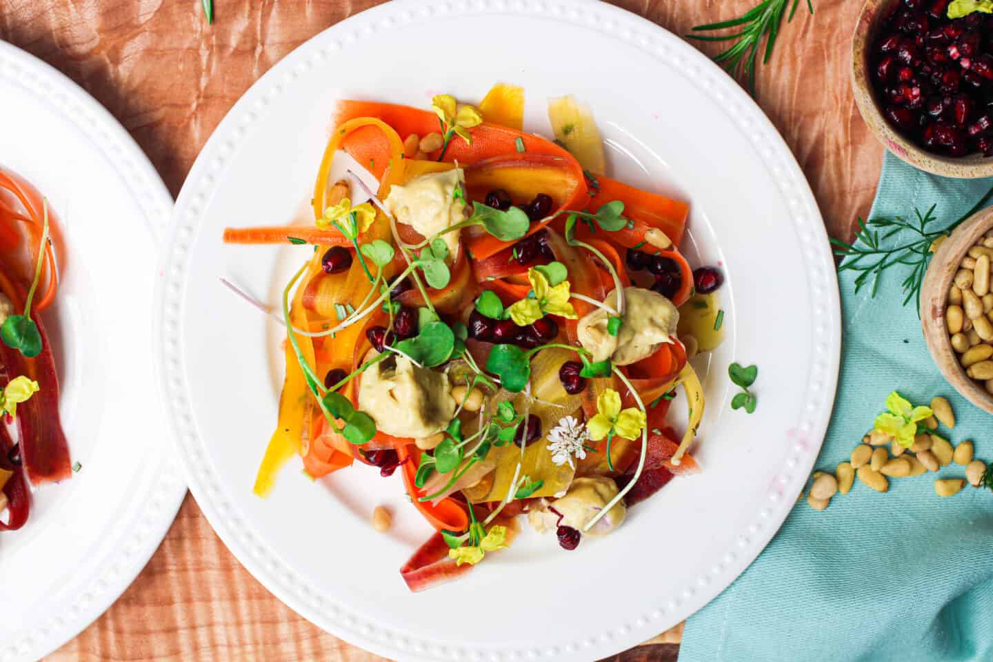 #SusanCooksVegan: Beautiful Vegan Rainbow Carrot Salad