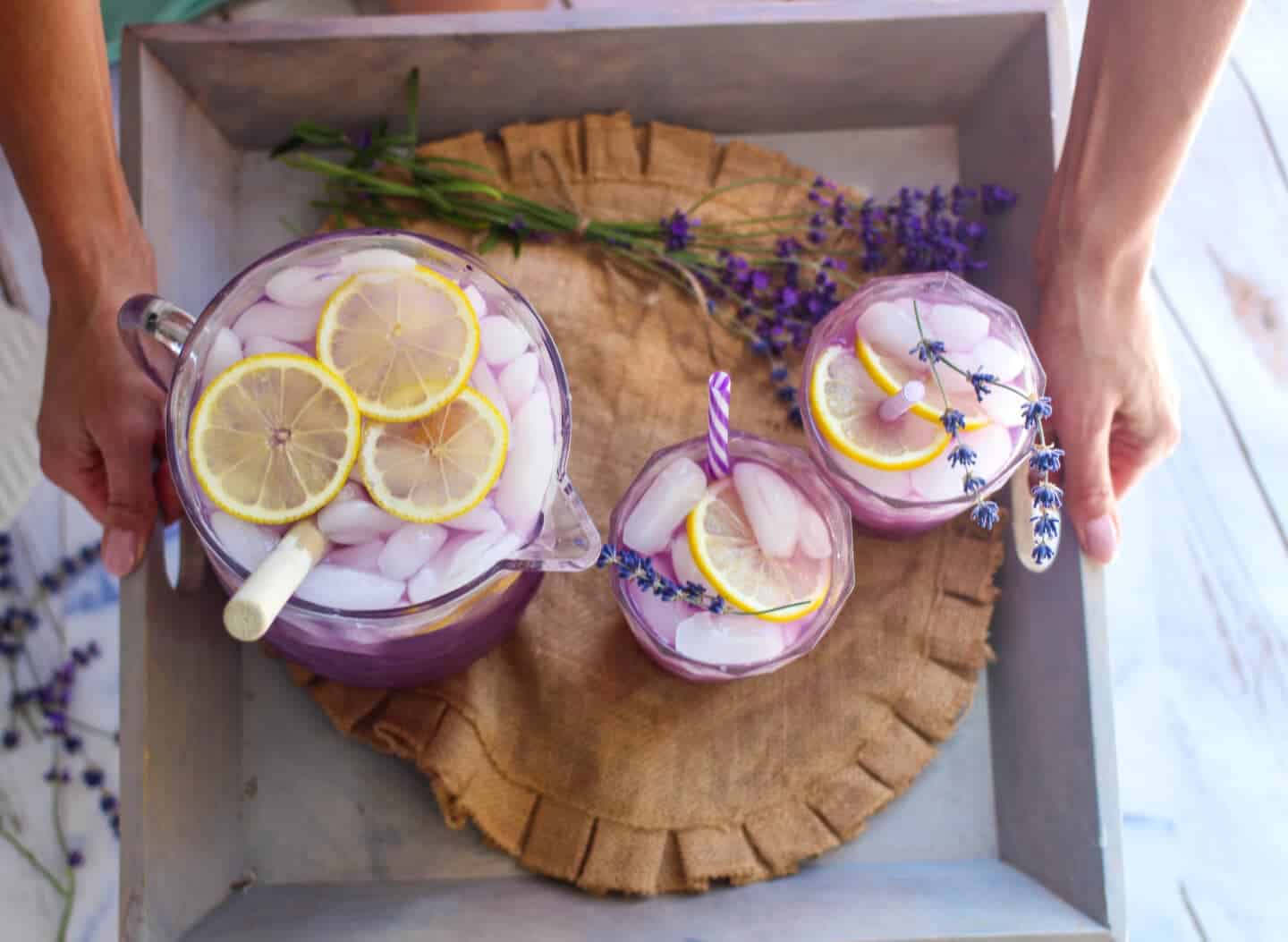 #SusanCooksVegan: Refreshing Aromatic Purple Lavender Lemonade