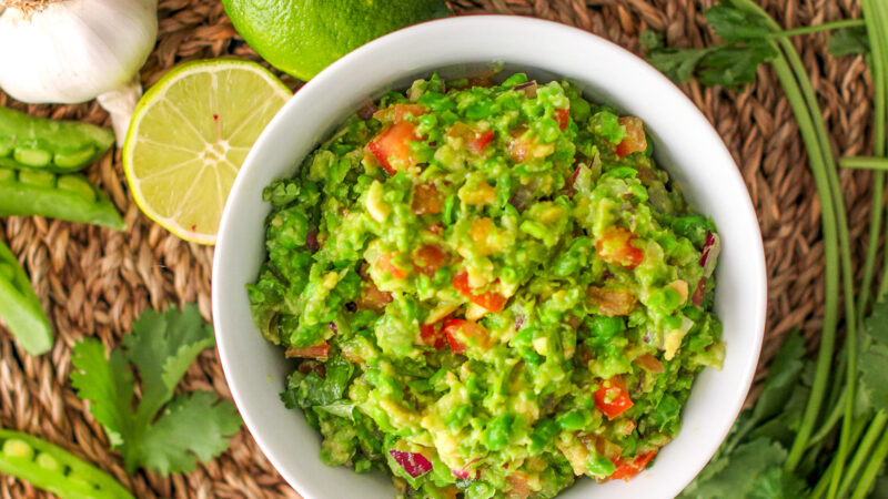 #SusanCooksVegan: How to Make Skinny Green Pea Guacamole