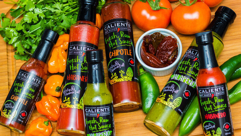 Caliente: Raw Hot Sauces from Salmon Arm