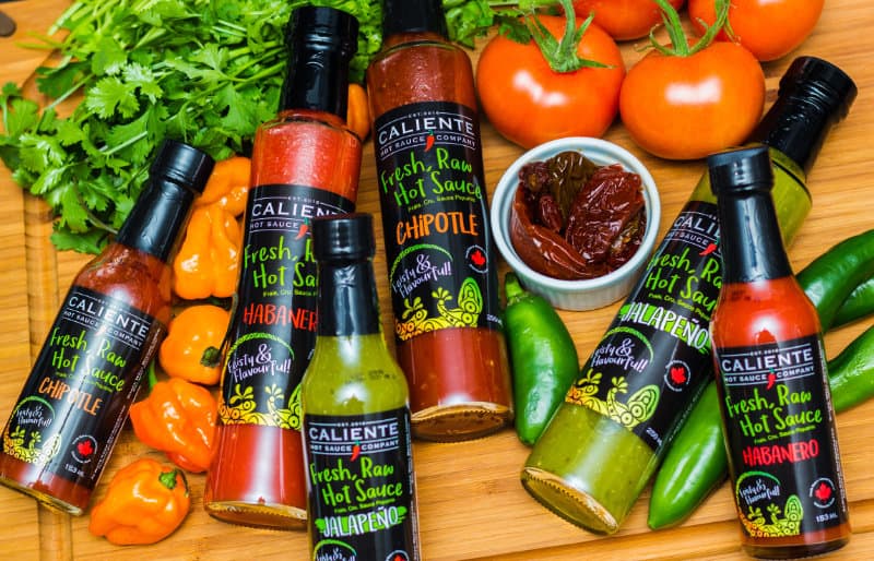 Caliente: Raw Hot Sauces from Salmon Arm